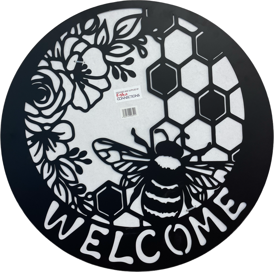 Welcome Bee Wall Art