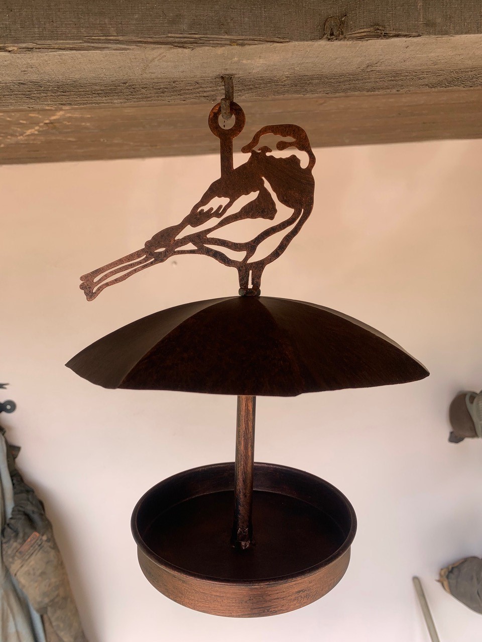 Wagtail Bird feeder with hood