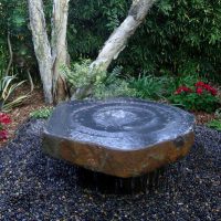 Babbling basalt fountain - XL