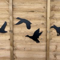Flying Ducks Magnetic Wall Art - set of 4