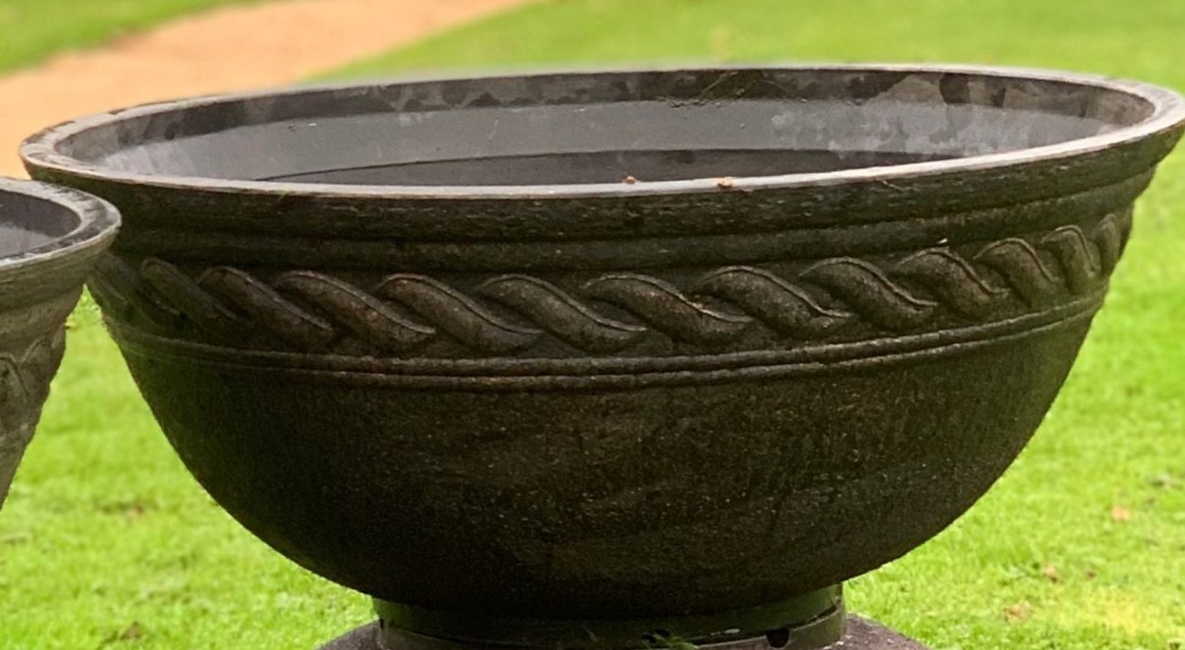 Lotus Bowl Bronze 60cm